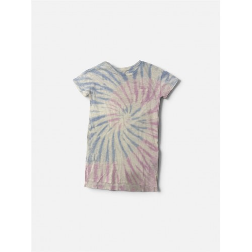 Tie-Dye T-Shirt Φόρεμα Παστέλ Μπλε/Λιλά / Pre-Owned